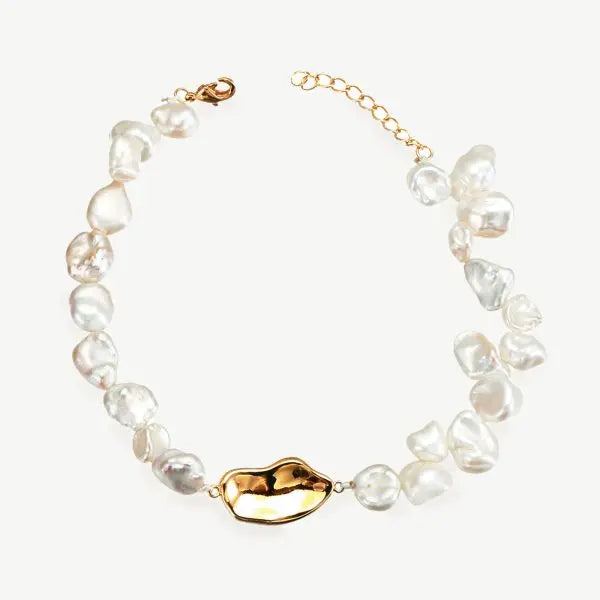 TAHITI – BRACELET AUX PERLES BAROQUES AUTHENTIQUES Ivory and co
