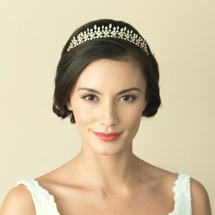 TIARE MARIAGE MARGARETTA – CRISTAUX AUTRICHIENS Ivory and co