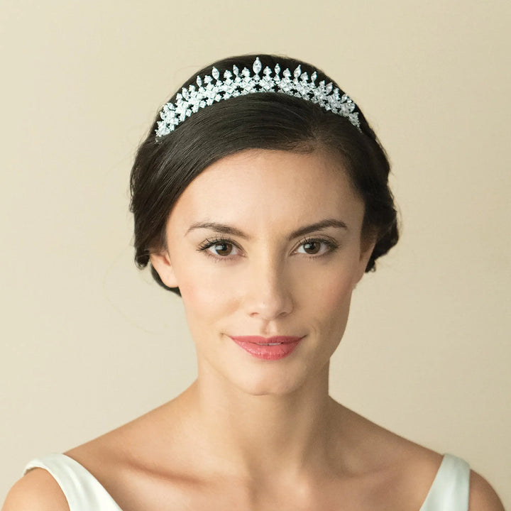 TIARE MARIAGE MARGARETTA – CRISTAUX AUTRICHIENS Ivory and co