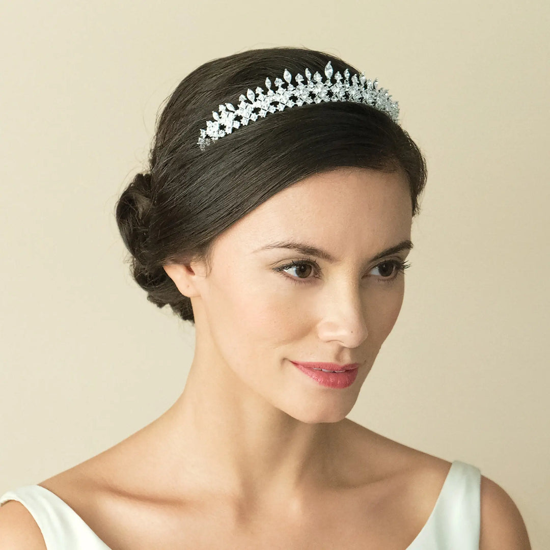 TIARE MARIAGE MARGARETTA – CRISTAUX AUTRICHIENS Ivory and co