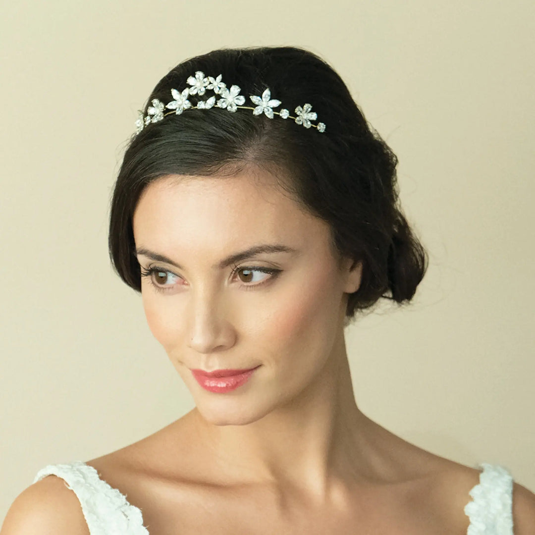 TIARE MARIAGE ORANGE BLOSSOM – CRISTAUX FLORAUX Ivory and co