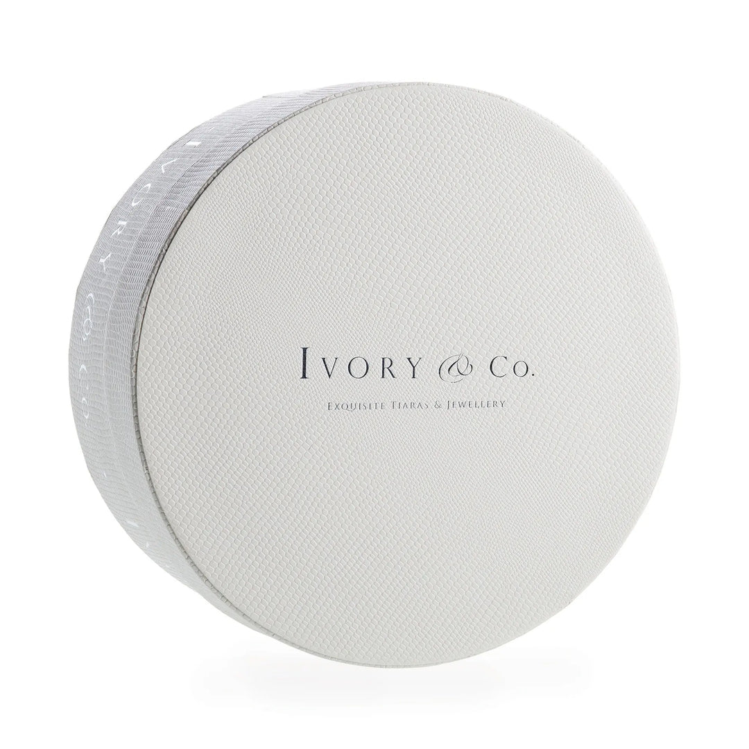 TIARE MARIAGE TATIANA – CRISTAUX & PERLES D’EAU DOUCE Ivory and co