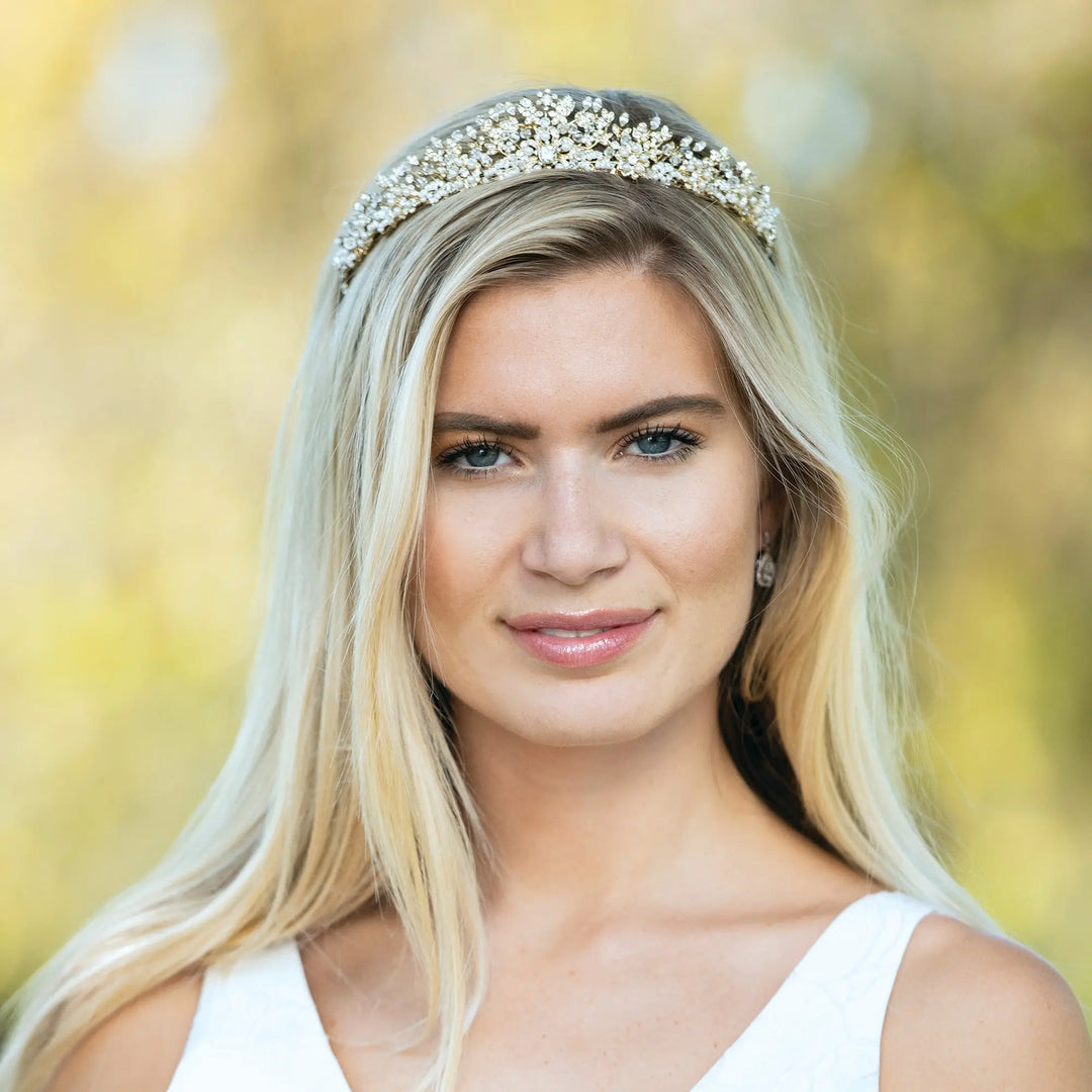 TIARE MARIAGE TRINITY – CRISTAUX & PERLES VINTAGE Ivory and co