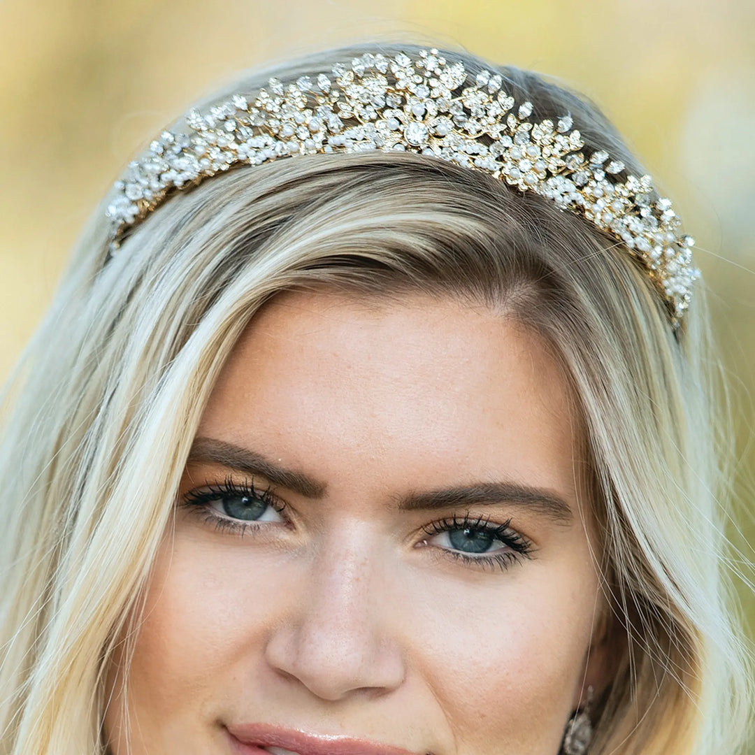 TIARE MARIAGE TRINITY – CRISTAUX & PERLES VINTAGE Ivory and co