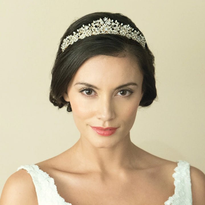 TIARE MARIAGE TRINITY – CRISTAUX & PERLES VINTAGE Ivory and co