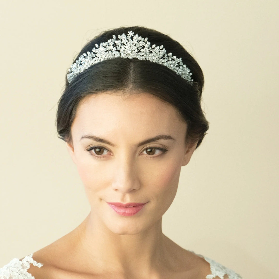 TIARE MARIAGE TRINITY – CRISTAUX & PERLES VINTAGE Ivory and co