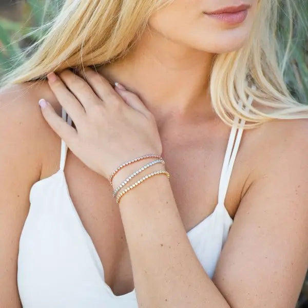 TIVOLI – BRACELET CRISTAUX AJUSTABLE TOGGLE Ivory and co