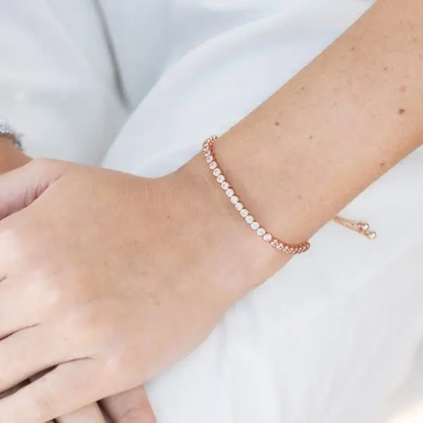 TIVOLI – BRACELET CRISTAUX AJUSTABLE TOGGLE Ivory and co