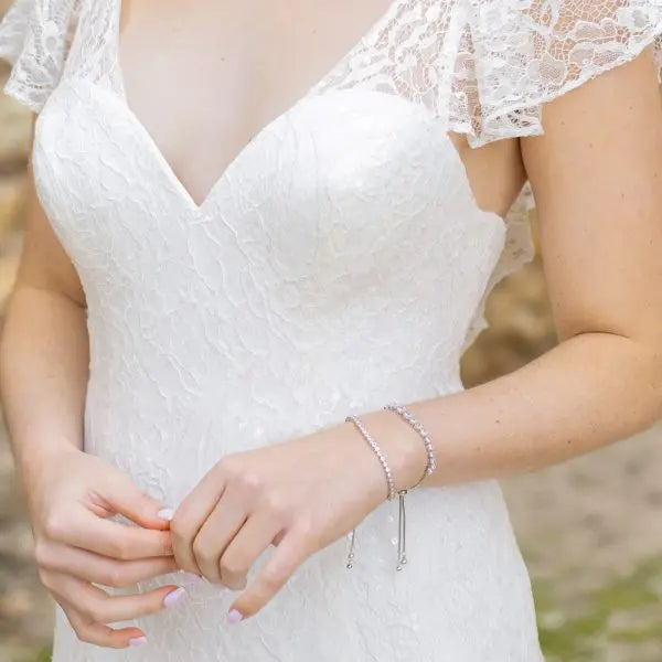 TIVOLI – BRACELET CRISTAUX AJUSTABLE TOGGLE Ivory and co