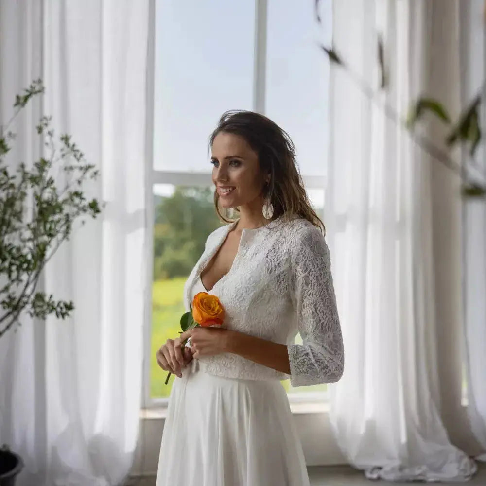 VESTE EN DENTELLE FRANCAISE TERUCO Mas Accessoires