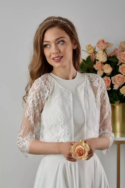 VESTE MARIAGE EN DENTELLE ADDISON Novias