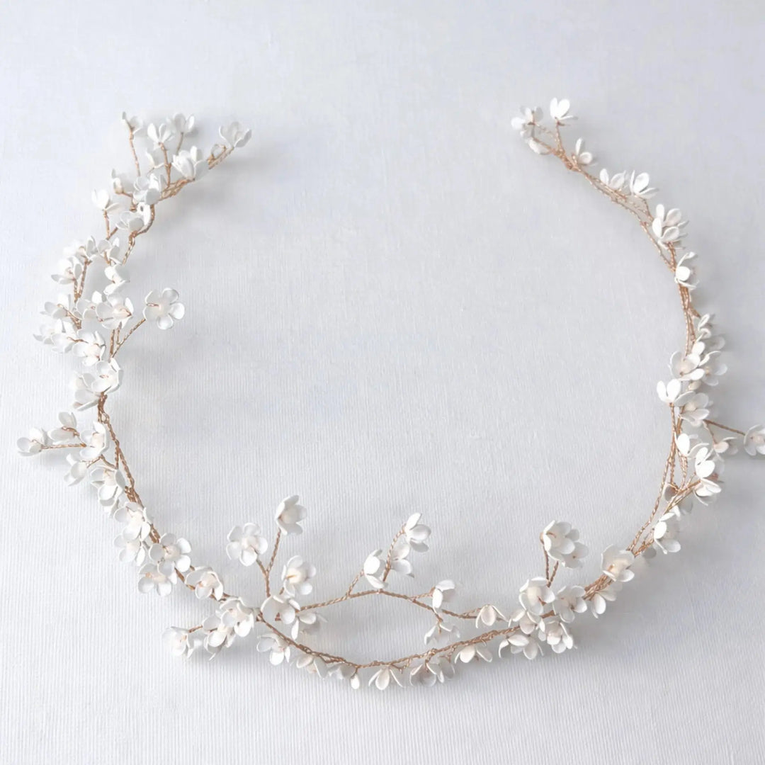 VIGNE DE CHEVEUX MARIÉE ROMY – SOUPLE ET ROMANTIQUE SallyJaneBridal