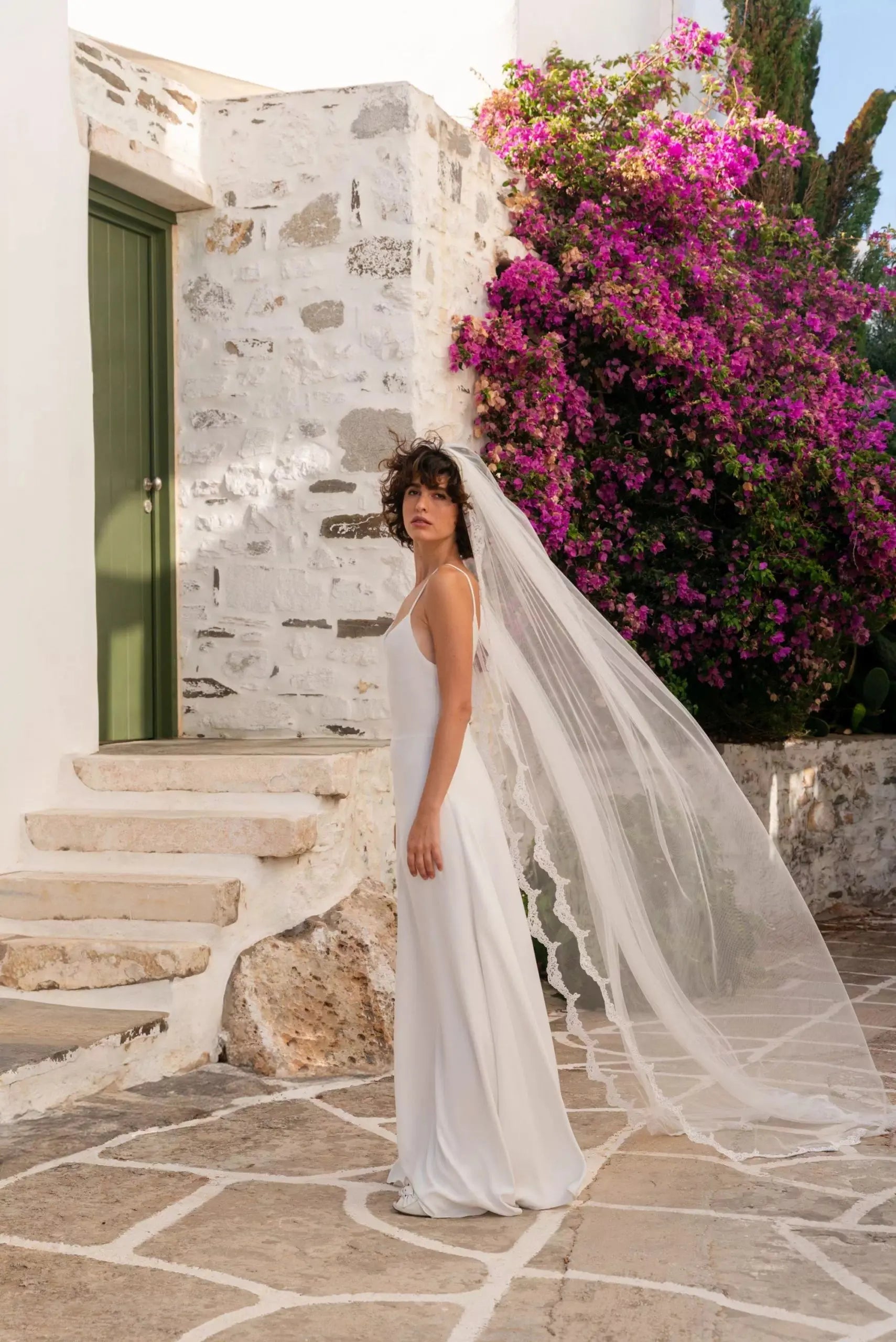 VOILE DE MARIÉE GUIPURE ILARIA WD99 Novias