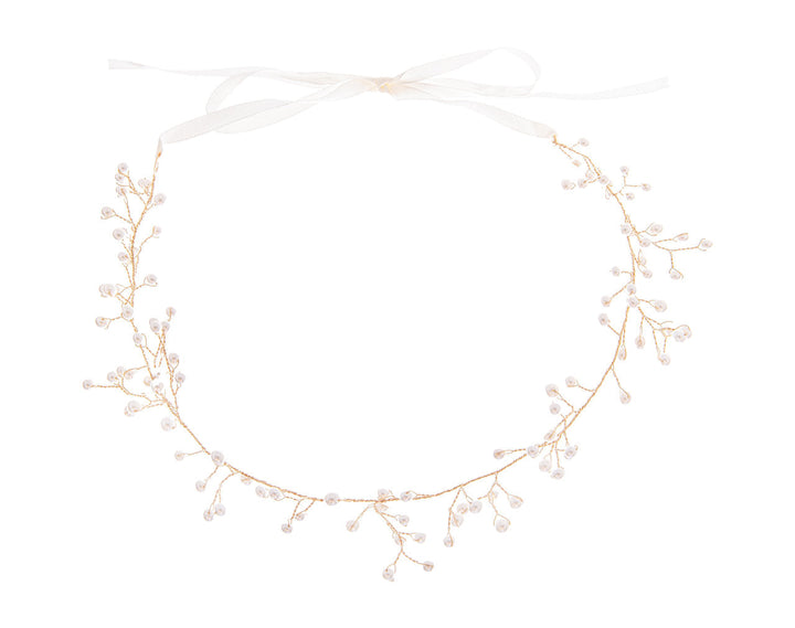 Vigne de mariée HB1006 – perles nacrées, or ou argent G.Westerleigh
