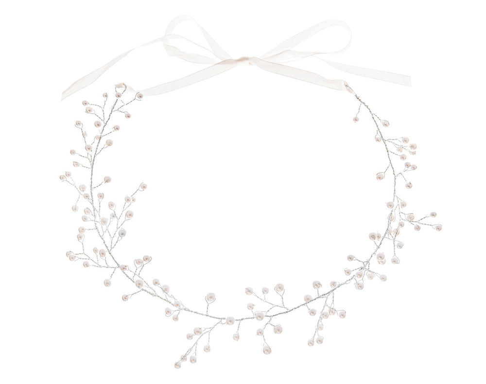 Vigne de mariée HB1006 – perles nacrées, or ou argent G.Westerleigh