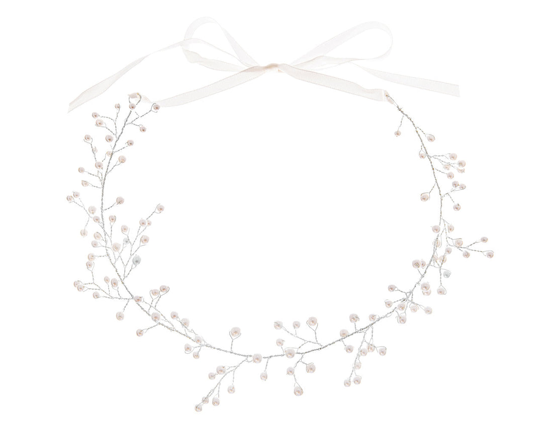 Vigne de mariée HB1006 – perles nacrées, or ou argent G.Westerleigh