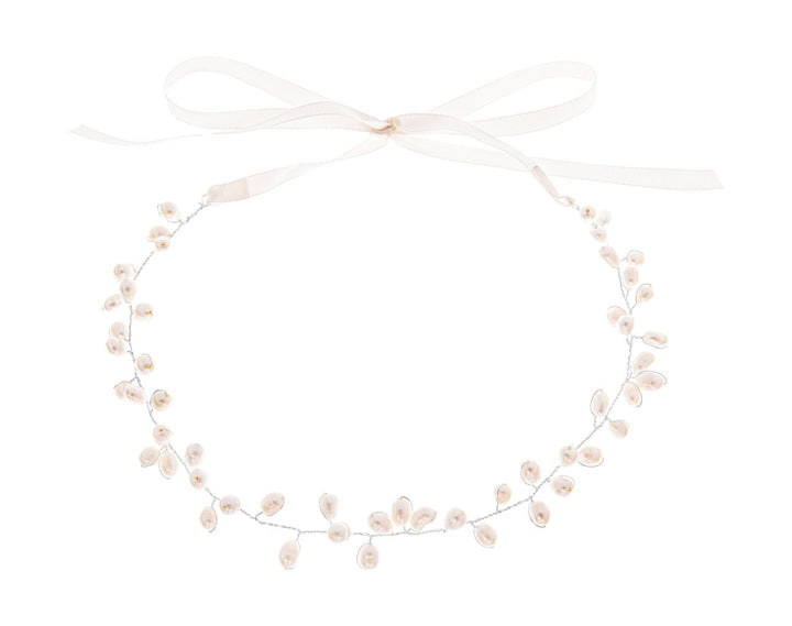 Vigne de mariée HB1098 – perles d'eau douce, or ou argent G.Westerleigh