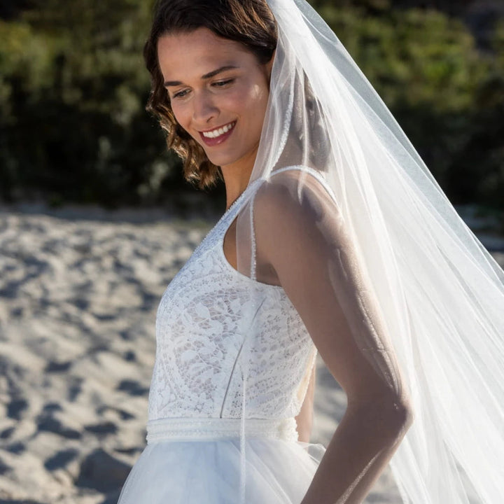 Voile de mariée Esperanza WD86 bordure cristaux 270 cm Novias