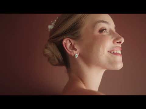 LOT DE 6 ÉPINGLES À CHEVEUX MARIÉE FLEURS ET PERLES PLAQUÉ OR HP0424