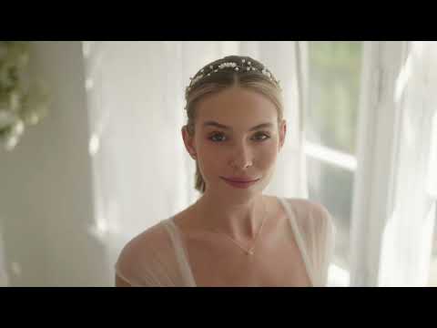 PARURE MARIÉE DORÉE ZIRCONS COLLIER BOUCLES — NS070G