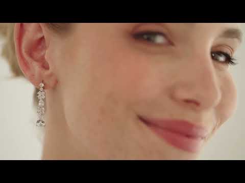 PARURE COLLIER + BOUCLES D'OREILLES EN CRISTAL NS0431