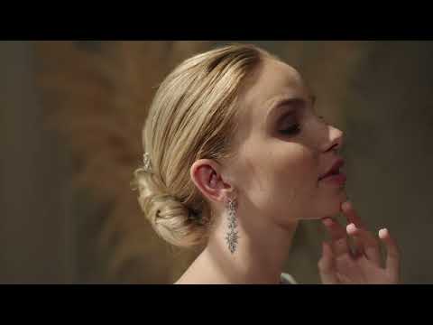 PEIGNE DE MARIÉE STRASS SCINTILLANTS ARGENTÉ – ÉLÉGANT | HC6664S